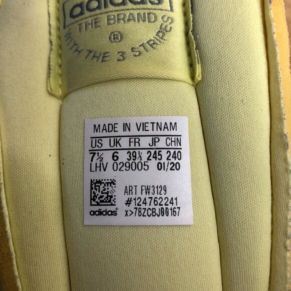 Adidas Basket Profi Light Green Suede High Top Shoes 7.5 - Picture 7 of 8